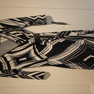 Stylish Black and White Dress